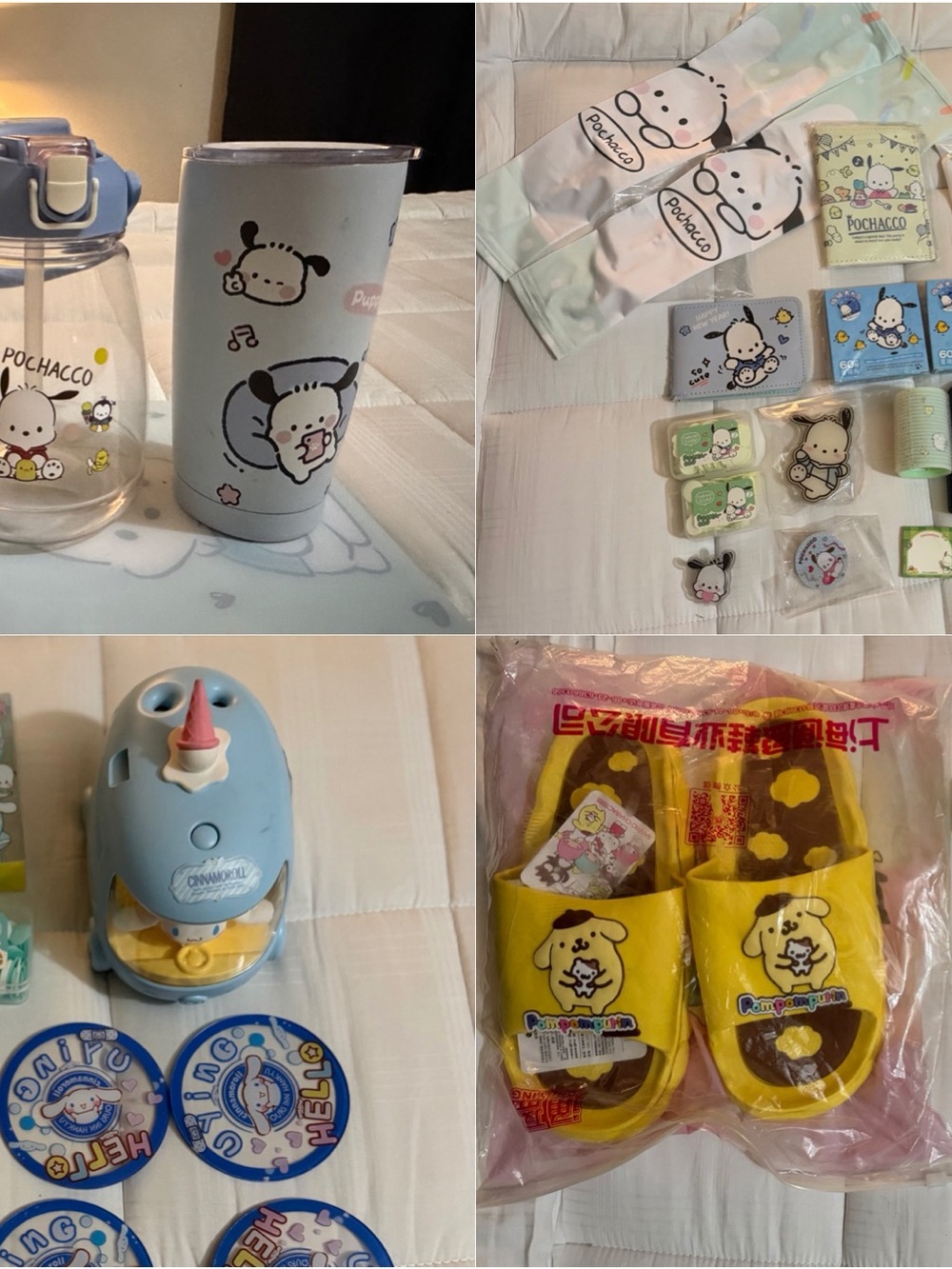 Sanrio Bundle - Pochacco, Cinnamoroll &
Pompompurin
